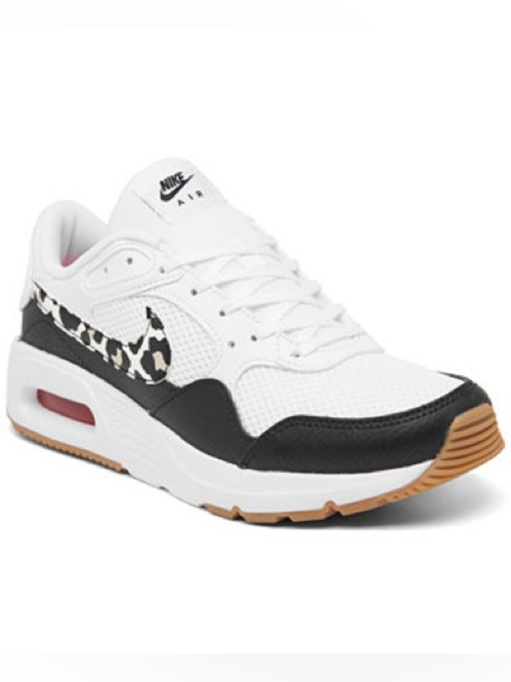 Women’s Nike Air Max SC White/Black/Leopard Size 7